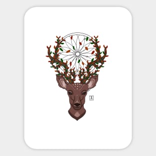Deer dreamcatcher Sticker